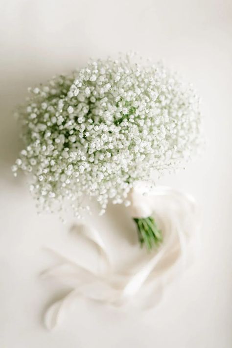 Baby's Breath Bridal Bouquet, Simple Wedding Bouquets, Forest Theme Wedding, Wedding First Dance, Bridal Bouquet Flowers, Design Picture, White Wedding Bouquets, Dance Classes, Floral Inspiration