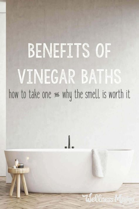 Benefits Of Vinegar, Apple Cider Vinegar Bath, Bath Benefits, Vinegar Benefits, Coconut Oil Skin Care, Wellness Mama, Home Remedy For Cough, Cold Sores Remedies, Natural Cold Remedies