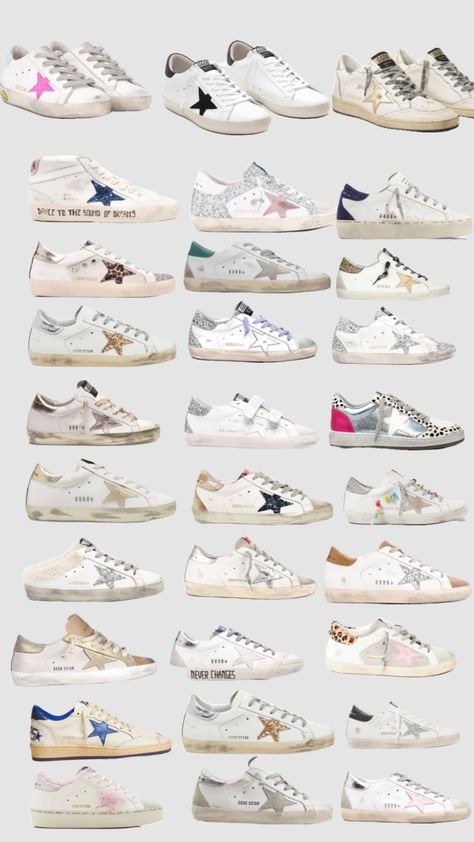 Golden Goose Sneakers Outfit, Golden Goose Outfit, Summer Wishlist, Skor Sneakers, Preppy Shoes, Shoe Wishlist, Golden Goose Sneakers, Shoe Inspo, Golden Goose Shoes