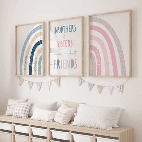 Both Gender Shared Bedroom, Boy And Girl Shared Room Decor, Brother Sister Playroom Ideas, Brother Sister Shared Bedroom Bunkbeds, Boy And Girl Shared Bedroom Decor, Boy Girl Toddler Room Shared Bedrooms, Half Boy Half Girl Room, Boy And Girl Shared Room Ideas, Girl And Boy Bedroom Shared