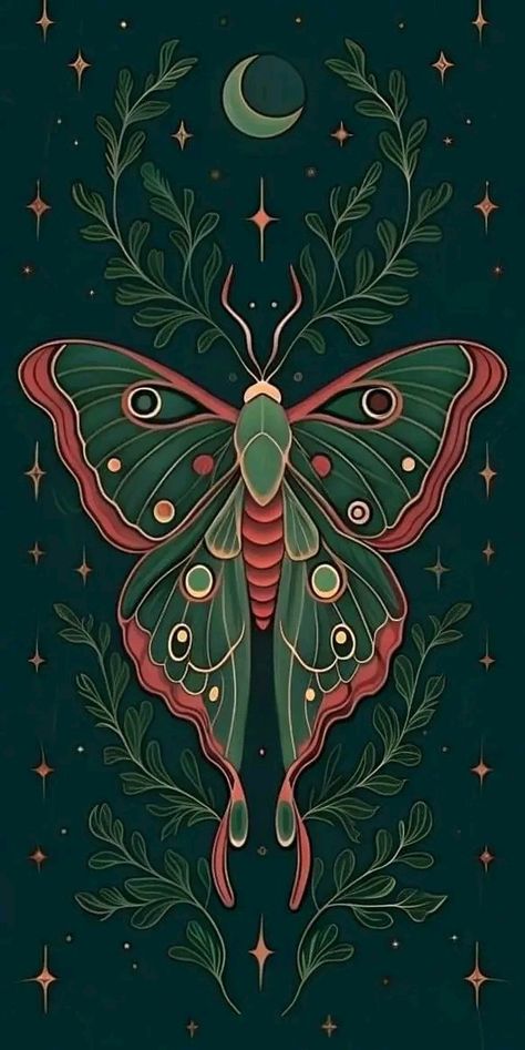 Luna Moth Color Palette, Lunar Moth Aesthetic, Moth Iphone Wallpaper, Moth Wallpaper Iphone, Lunar Moth Wallpaper, Moth Wallpaper Aesthetic, Moth Background, Luna Moth Wallpaper, Witchy Background