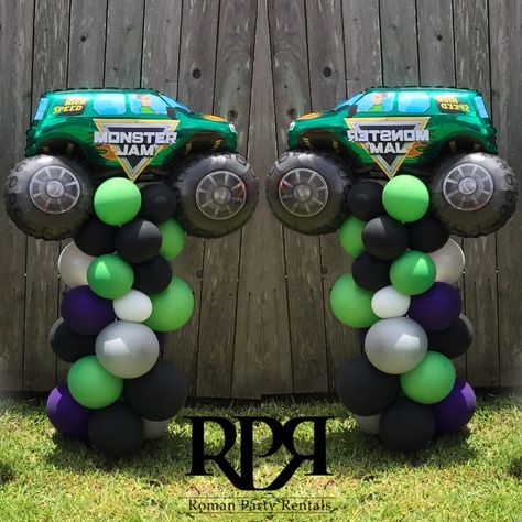 Monster Truck Balloon Decor, Monster Truck Party Balloons, Monster Jam Balloon Decor, Monster Jam Balloon Arch, Monster Truck Balloon Arch, Monster Truck Balloons, Monster Jam Balloon Garland, Monster Truck Balloon Garland, Monster Jam Party Decorations