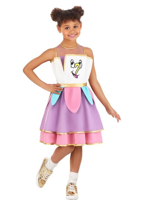 PRICES MAY VARY. Size: Medium COSTUME INCLUDES: This Disney's Beauty and the Beast Chip Costume for kids includes a costume character dress. FROM FUN COSTUMES: We're all about Halloween costumes and we're proudly teaming up with Disney to make outfits for characters from their famous animated features. Kids who love Disney's Beauty and the Beast will love roleplaying as the adorable teacup with this Chip dress. AUTHENTIC DESIGN: This kid's Chip costume is inspired by the favorite character and r Chip Teacup Costume, Girl Toddler Costumes Halloween, Beauty And The Beast Chip Costume, Chip Costume Beauty And The Beast, Beauty And The Beast Family Costume, Outfits For Characters, Chip Costume, Fera Disney, Beauty And The Beast Chip