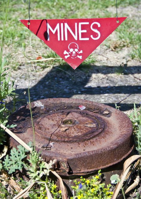 Dangerous mines sign. A dangerous mines sign pointing at an old, rusty mine belo , #Affiliate, #sign, #mines, #Dangerous, #rusty, #pointing #ad Business Flyer, Bird Bath, Flyer Design, Defense, Stock Images, Stock Photos, Signs, Outdoor Decor, Design