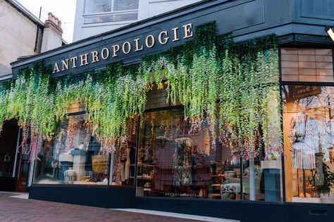 Anthropology Store, Anthropologie Window Display, Anthropologie Display, Anthropologie Store, Victorian Buildings, Interactive Display, Store Layout, Retail Windows, Creative Display