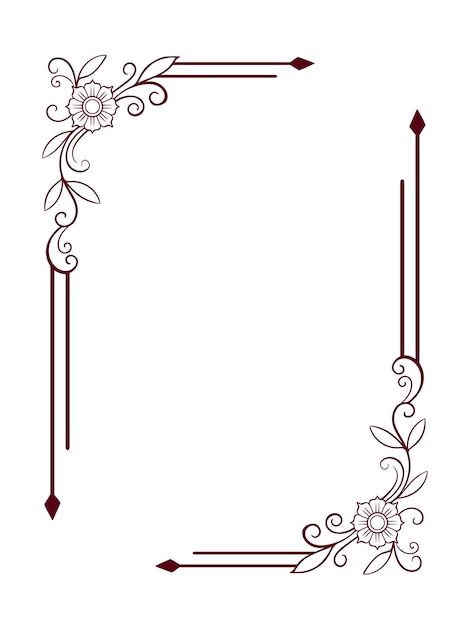 Vector classic vintage carved ornament e... | Premium Vector #Freepik #vector #classic-design #victorian #card-frame #retro Card Outline Design, Baroque Frame Drawing, Victorian Frame Drawing, Rose Outline Drawing, Designs Rangoli, Parchment Design, Rose Outline, Flower Frame Png, Card Frame