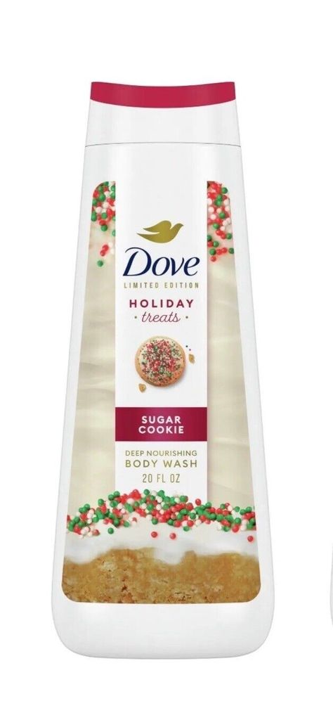 Dove Sugar Cookie Liquid Body Wash Holiday Treats Limited Edition 20 Oz. Christmas Body Care, Christmas Body Wash, Kook House, Body Wash Combo, Scented Body Wash, Burr Basket, Liquid Body Wash, Liquid Sugar, Dove Body Wash