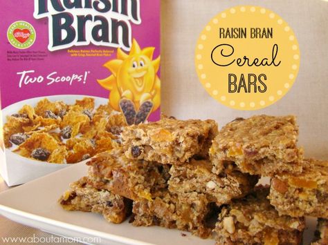 Kellogg's Raisin Bran Cereal Bars Recipe Cereal Bars Recipe, Raisin Bran Cereal, Cereal Bars Recipes, Raisin Bran, Muffins Breakfast, Motivation Ideas, Bran Cereal, Healthy Cereal, Weight Watchers Breakfast