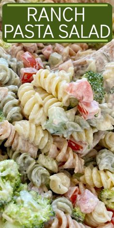 Pasta Salad Side Dishes, Tomato Broccoli, The Best Pasta Salad, Broccoli Parmesan, Salad Kale, Resep Pasta, Cold Pasta Salad Recipes, Resep Seafood, Easy Foods