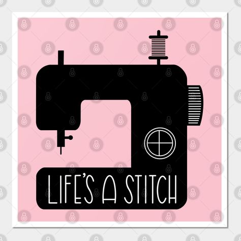 Sewing Puns, Sewing Trinkets, Sewing Stickers, Pun Names, Quilt Quotes, Sewing Humor, Quilting Quotes, Stitch Sewing, Cute Puns