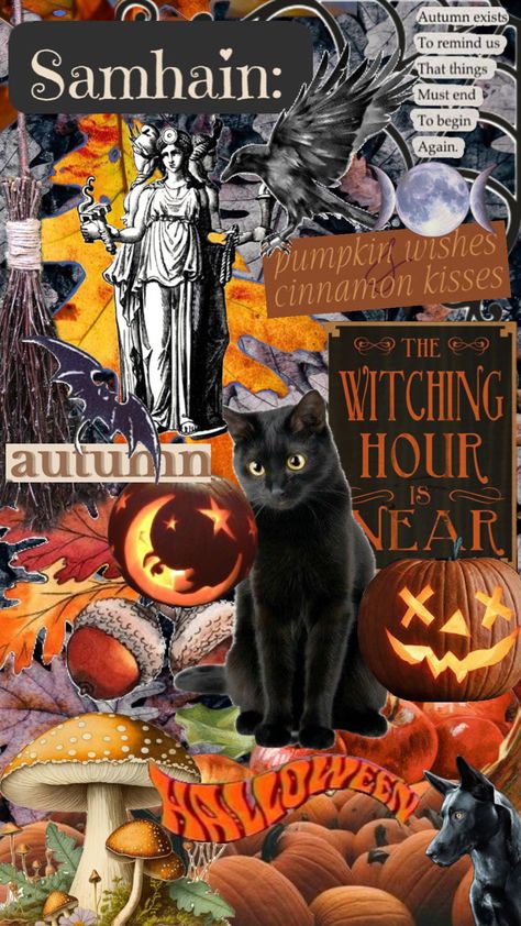 Samhain Wallpaper, Samhain Aesthetic, Samhain Halloween, Elemental Magic, In Aesthetic, Creative Journal, Samhain, Fall Vibes, Cute Wallpapers