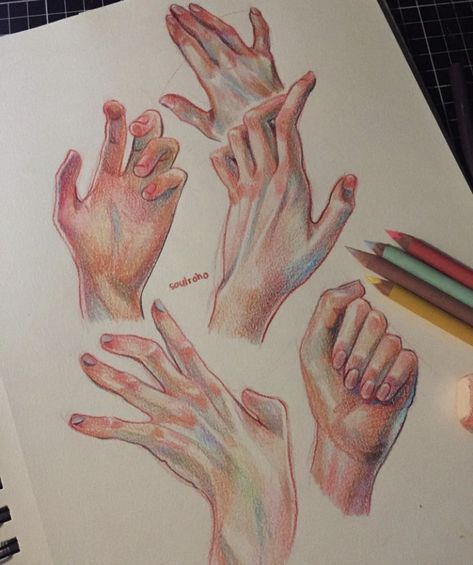 Desen Realist, Study Art, Art Drawing Sketch, Seni Cat Air, Watercolor Art Lessons, Arte Inspo, Color Pencil Art, Art Inspiration Painting, Hand Art