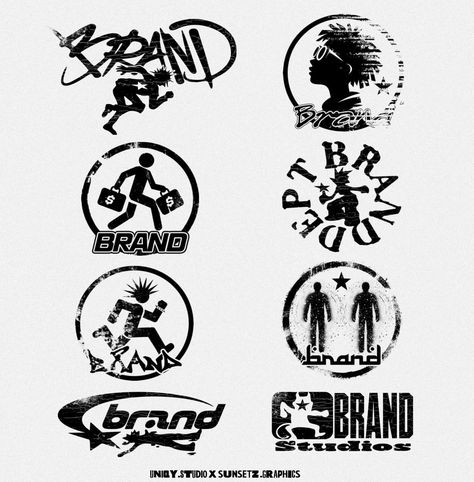 Streetwear Brands Logo Graphic Design, Graphic Tee Typography, Graphic Streetwear Design, Logo Clothes Design Ideas, Cool Brand Logos, Logo For Design Studio, Logo Design Ideas Clothing, Clothing Brand Ideas Graphics, Brand Logos Ideas