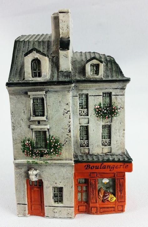 French Provence, Art Houses, Pottery Houses, Clay Houses, Putz Houses, Hand Built Pottery, Ceramic Houses, Miniature Houses, Miniature House