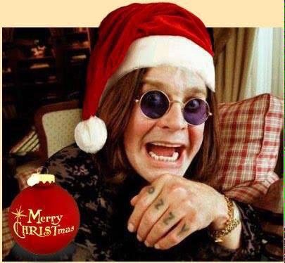 Merry Ozmas! Ozzy Osbourne Black Sabbath, Jimi Hendrix Poster, British Music, Merry Christmas Images, Musica Rock, Fan Picture, Nikki Sixx, Heavy Metal Music, Ozzy Osbourne