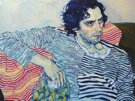 Hope Gangloff, Figurative Kunst, L'art Du Portrait, Soyut Sanat Tabloları, Painting Inspo, Poster Ideas, A Level Art, Male Art, Abstract Artists