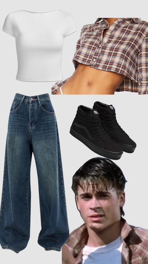 Outsiders Outfits, Rob Lowe, Baggy Clothes, Style Me, The Outsiders, Outfit Ideas, Dior, Cute Outfits, Clothes