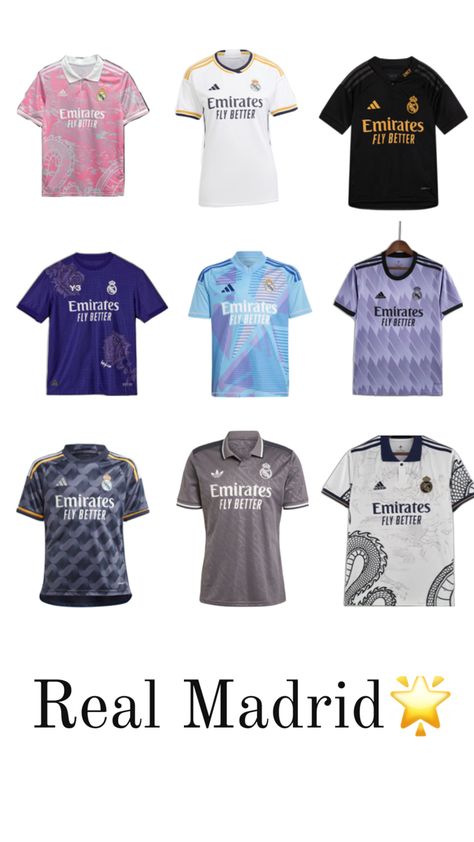 Madrid Outfits, Real Madrid Shirt, Jennie Coachella, Football Jersey Outfit, Real Madrid Team, Soccer Inspiration, Real Madrid Football, Bratz Inspired Outfits, Retro Football Shirts