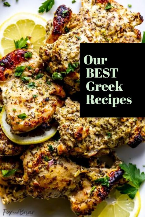 Crockpot Greek Recipes, Greek Dinner Party Ideas, Greek Feast Ideas, Greek Side Dish Recipes, Best Greek Recipes, Easy Greek Dishes, Greek Meals Dinners, Greek Cuisine Recipes, Greek Appetizers Parties Food