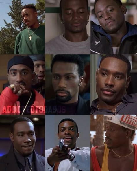 Omar Epps 90s, 90s Fine Men, Chris Tucker 90s, 90s Black Men Aesthetic, Omar Gooding, Black Handsome Men, 90s Black Men, Yes Maam, Omar Epps