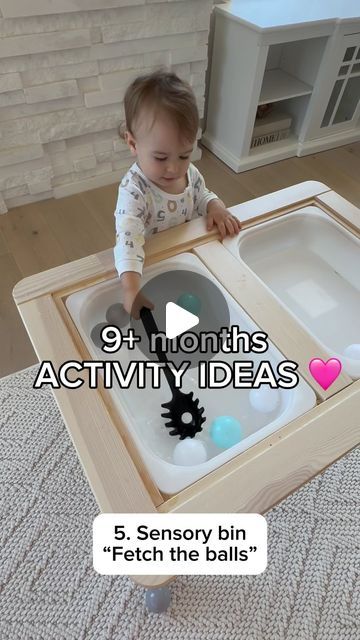 Daria Nicole | Mom Tips • Finds • Toddler Activities on Instagram: "(Save so you don’t lose it & share with a parent🫶🏼). Follow @dariaxnicole & comment “activity1” for me to send you ideas & things mentioned in the video + our favorite sensory toys 💕. 

Comment “playlist” to receive all sensory/ activity videos I’ve posted to date! 💞 I’ve also started a SENSORY SERIES so make sure you’re subscribed so you don’t miss out on future episodes! 🩷

#sensoryplay #sensoryactivity #sensorybin #babyactivities #toddleractivities #toddleractivity #babyactivity #momsofinstagram #momlife sensory activities sensory play ideas sensory bin ideas baby activity toddler activity new mom sensory bit baby milestones learn through play screen free playtime ideas" Sensory Activities 11 Month Old, Activities 12-18months, Sensory Play 1 Year, Diy Baby Sensory Ideas, Sensory Bins For One Year Old, Baby Sensory Activities, Fun Learning Activities For Kids, Sensory Activities For Babies, Sensory Bin Ideas