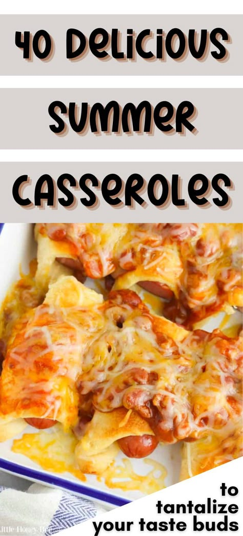 Are you looking for a delicious and crowd-pleasing dish to make this summer? Look no further! We have 50 easy summer casserole recipes that will tantalize your taste buds. So bust out your trusty 9×13 and enjoy the fresh flavors of summer in one of these delicious bakes. Easy End Of Summer Meals, Easy Dinners For A Crowd Large Families, Easy Dinner Ideas To Feed A Crowd, Simply Dinner Ideas Simple Recipes, Easy Dinners For 8 People, Sunday Family Meals, Easy Healthy Meals For A Crowd, Thursday Supper Ideas, Summer Entrees For A Crowd