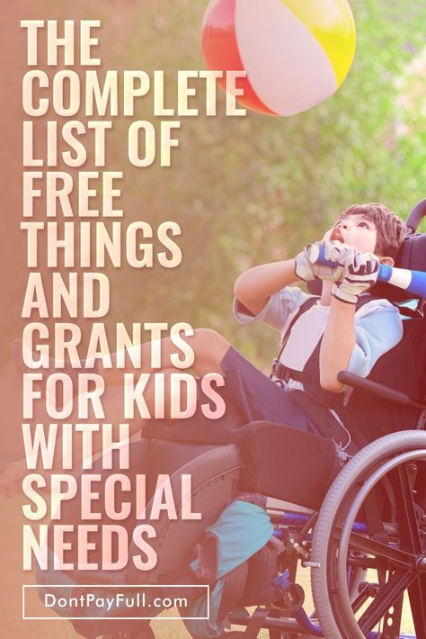 The Complete List of Free Things and Grants for Kids with Special Needs #DontPayFull Rett Syndrome, Special Needs Resources, Special Needs Mom, Wheel Chair, Special Kids, Spectrum Disorder, Special Needs Kids, Free Things, Raising Kids