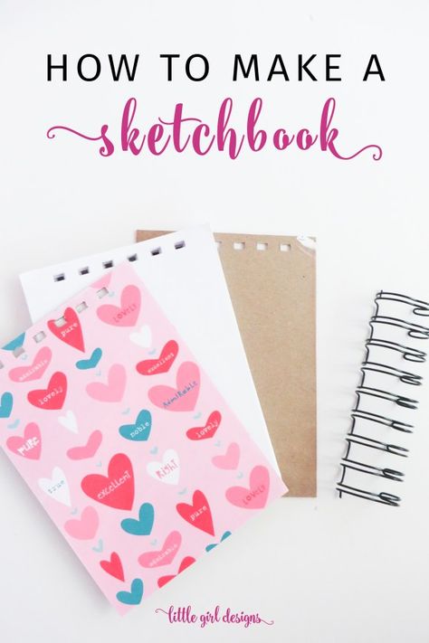 How to Make Your Own Sketchbook Make Your Own Sketchbook, Diy Journals, Trending Crafts, Creative Retreat, Thrifty Thursday, Homeschool Crafts, Toilet Paper Roll Crafts, Artist Sketchbook, Sketchbook Art Journal