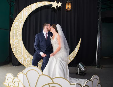 Celestial Wedding Theme, Gatsby Wedding Theme, Maple Grove, Celestial Wedding, 10 Year Anniversary, To The Moon And Back, Themed Wedding, Wedding Things, To The Moon