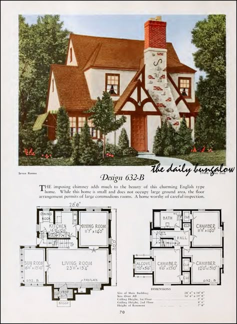 1920::National Plan Service | by Daily Bungalow Vintage Floor Plans, Sims 4 House Plans, Sims 4 House Building, Rumah Minecraft, Bloxburg Room, Vintage House Plans, Layout Bloxburg, Sims 4 House Design, Sims Building