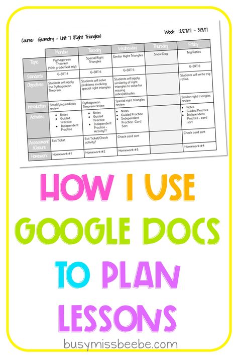 Grab your free copy of a simple weekly Google Docs lesson plans template for middle and high school teachers. Digital template is editable for a single subject. {For secondary teachers} Google Doc Lesson Plan Template Free, Sped Lesson Plan Template, Lesson Plan Template Free Middle School, Lesson Plan High School, Lesson Plans For Art Teachers, Lesson Plan Template High School, Tutoring Lesson Plan Template, Art Teacher Lesson Plan Template, Simple Lesson Plan Template Free