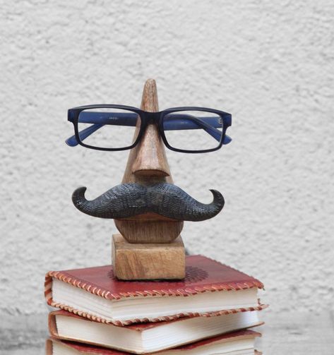 Wooden Glasses Stand, Spectacle Holder, Wooden Glasses Holder, Eyeglass Holder Stand, Indian Mango, Wooden Glasses, Nose Shapes, Family Trips, Sunglass Holder