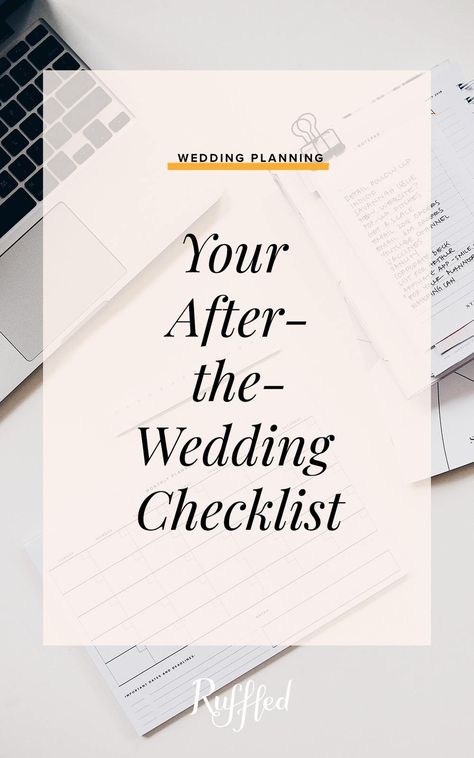 What to do AFTER the wedding! Get everything done post wedding here! #weddingtips Marriage Checklist, Indigo Wedding, Wedding Thanks, After The Wedding, Wedding Planning Timeline, Colorado Wedding Photography, Sage Green Wedding, After Marriage, Wedding Order