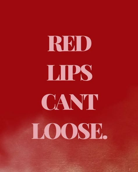 Red Lips Quote Instagram, Red Lips Caption, Red Lips Captions For Instagram, Red Lipstick Captions, Red Lip Quotes, Red Lips Aesthetic, 70s Collage, Cherry Quotes, Elegant Quotes