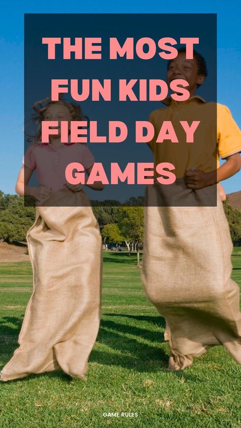 Looking for outdoor field day games for kids and easy field day games for kids? We've got you covered! Outdoor Field Day Games, Field Day Games For Kids, Outdoor Games For Preschoolers, College Party Games, Kid Games Indoor, Field Day Activities, School Games For Kids, Field Day Games, Family Games Outdoor