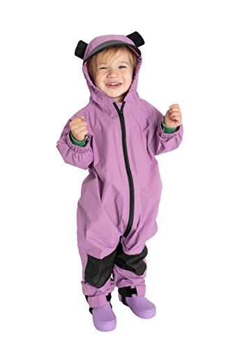 Kids Toddler Rain Suit - Muddy Buddy Waterproof Coverall One Piece Weather Resistant Baby Jacket Purple Bear, Girls Raincoat, Toddler Overalls, Muddy Buddies, Baby In Snow, Rain Suit, Kids Rain, Baby Coat, Club Kids