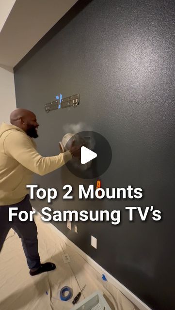 Xpress Tv Mounting on Instagram: "Top 2 mounts that’ll make your Samsung TV sit more flush to the wall #fyp #tv #tvmounting #flush #explore #houstontx #homeimprovement #asmr #katytx #tutorial #install #trending #samsung #page #foryou #explorepage #tiktok #howto #goat #reels #viral #work #marketing #contentcreator #satisfying #love #beautiful #happy #Reelsofinstagram" Tv Plugs In Wall, Tv Mount Decor Living Rooms, Tv Flush With Wall, Hanging A Tv On The Wall Ideas, Tv Built Into Wall, Diy Tv Accent Wall, Living Room Tv Mount Ideas, How To Mount Tv On Wall, How High To Mount Tv On Wall