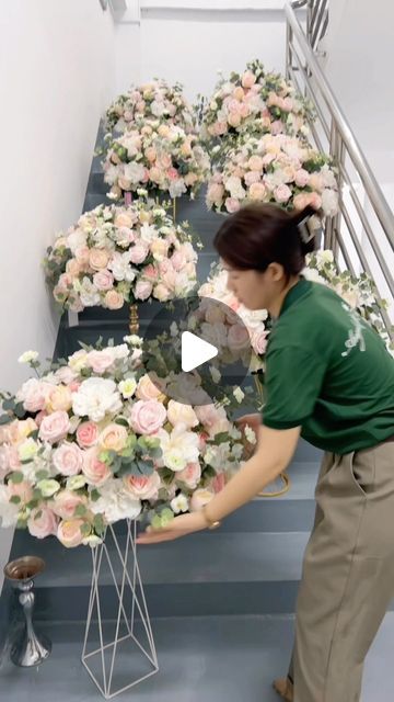 Angela Flower on Instagram: "Wedding Table Centerpieces Artificial Rose Bouquets Wedding Event Backdrop Wayfinding Decoration #houseflowers #weddingtable #design A5695 pls follow us , we will give special discount to new fans！ From : @angelaflowerofficial angelaflowerofficial, Flowers for designers! https://angela-flower.com" Artificial Wedding Flowers, Bouquets Wedding, Rose Wedding Bouquet, Event Backdrop, Artificial Flowers Wedding, Artificial Rose, Instagram Wedding, Wedding Table Centerpieces, Artificial Roses