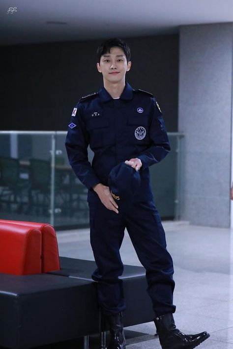 B1a4 Jinyoung, Jin Young, Police Uniforms, Boy Face, Military Police, Lee Joon, Body Reference, Thai Drama, Cha Eun Woo