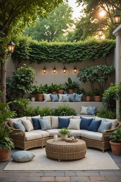 20 Best Patio Design Ideas Of 2024 - Toolz Geek Modern Backyard Patio, Beach Courtyard, Tropical Patio, Small Patio Design, Bohemian Patio, Patio Design Ideas, Inspiring Outdoor Spaces, Farmhouse Patio, Rustic Patio