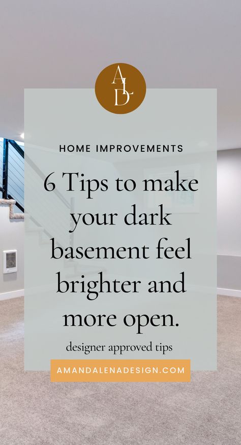 Imagine transforming your basement from a dim and dreary space into a bright, welcoming retreat! With our expert tips, you can easily make your basement shine. From choosing the right lighting to creating a functional layout, our guide will provide everything you need to create a basement that feels both spacious and comfortable. Read our blog post for all the tips! How To Brighten A Basement Room, Brighten A Basement With No Windows, Brighten Dark Basement Ideas, Windowless Basement Bedroom, How To Make Basement Brighter, Beige Basement Ideas, No Window Basement, How To Brighten A Basement, Budget Basement Finishing