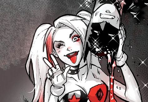 Harley Quinn Artwork, Harley Quinn Comic, Joker Art, Harley Quinn Art, Dc Memes, Superhero Comics, Joker And Harley Quinn, Crazy Girls, Batman Comics