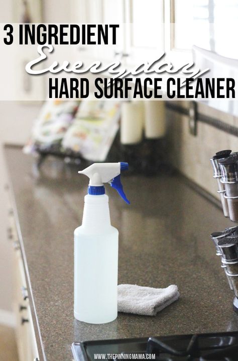 Diy Kitchen Counter, Kitchen Sink Cleaner, Counter Spray, Stove Top Cleaner, The Pinning Mama, Counter Cleaner, Kitchen Sink Diy, Diy Cleaner, Diy Counter