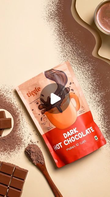 Klickopedia - A World of Visuals on Instagram: "Explore the detailed process behind Tiggle's hot chocolate with us. 📷 From sourcing the perfect ingredients to expertly styling and capturing each shot, we ensure every frame captures the essence of pure delight. Join us behind the scenes as we bring our passion for product photography to life.
.
.
.
.
.
.
#vikrambhansali #klickopedia #productphotoshoot #productphotogrqphy ##productshoot #photostudio ##photographyproces #behindthescenes #indianphotography #sharktankindia #tiggle #sharktanks3" Hot Chocolate Product Photography, Hot Chocolate Photography, Chocolate Product Photography, Chocolate Pack, Chocolate Powder, Indian Photography, Chocolate Sauce, Chocolate Pudding, Product Photography