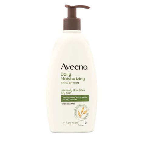 Daily Moisturizing Body Lotion With Soothing Oat | AVEENO® Aveeno Hair Products, Aveeno Lotion, Aveeno Daily Moisturizing Lotion, Body Oil Spray, Dry Flaky Skin, Moisturizing Body Lotion, Moisturizing Face Cream, Cream For Dry Skin, Body Powder