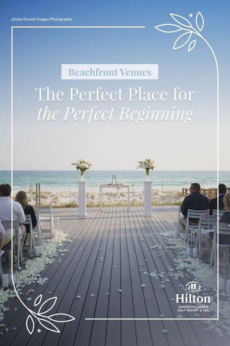 Elegant Ballroom, Beach Wedding Locations, Romantic Wedding Venue, Destin Florida Wedding, Florida Beach Wedding, Sunset Images, Florida Wedding Venues, Beach Golf, Wedding Venues Beach