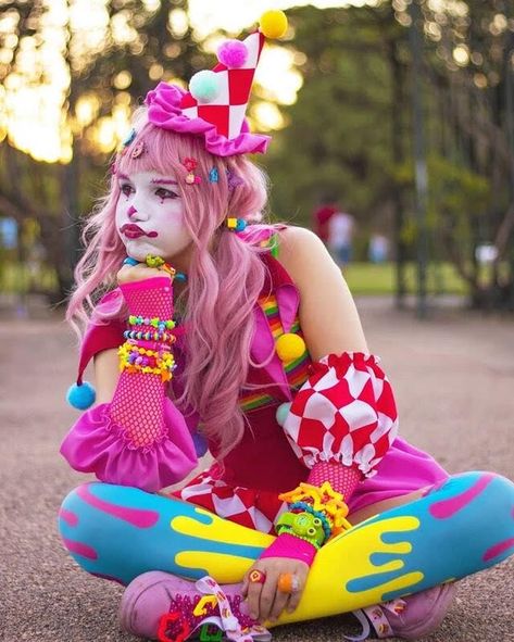 Clowncore | Aesthetics Wiki | Fandom Aesthetic Clown, Clowncore Fashion, Clowncore Outfit, Clowncore Aesthetic, Dekorasi Halloween, Circus Aesthetic, Clown Clothes, Female Clown, Mode Kawaii