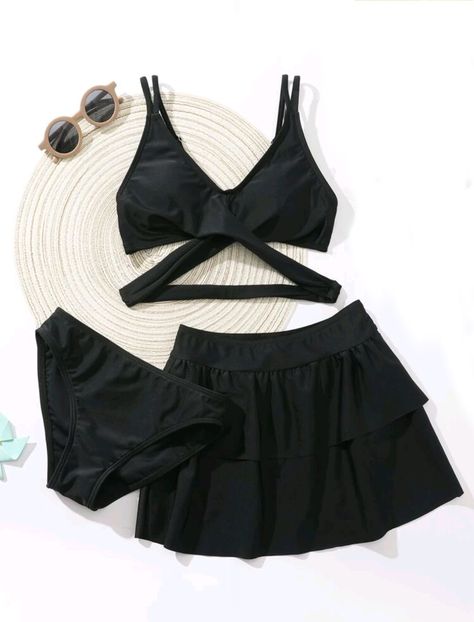 Beach Outfit For Women, Pretty Swimwear, Swimming Outfits, Skirted Swimsuit, Swimsuits Outfits, Cute Bathing Suits, Swimming Outfit, Cute Preppy Outfits, Beach Skirt