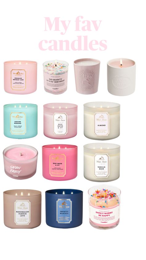 My fav candles 😛💓 and YES IK THEYRE MOSTLY BATH AND BODY WORKS CANDLES BUT I LOVE BATH AND BODY WORK CANDLES OKAY?! Bath And Body Works Best Candles, Candles Smell Good, Candles From Bath And Body Works, Room Candles Aesthetic, Bath And Body Works Candles Collection, Bath And Body Works Candles Aesthetic, Best Bath And Body Works Scents, Bath And Body Work Candle, Amazon Candles