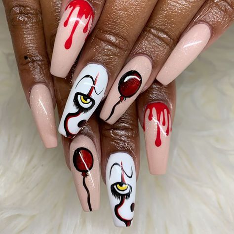 Ongles Gel Halloween, Scary Halloween Nails Design, Halloween Nails Designs, Halloween Acrylic Nails, Cute Halloween Nails, Smink Inspiration, Halloween Nail Designs, Nagel Inspo, Cat Kuku